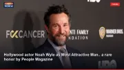 Hollywood actor Noah Wyle as Most Attractive Man.. a rare honor by People Magazine