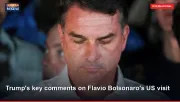 Trump's key comments on Flavio Bolsonaro's US visit