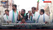 Election campaign aimed at winning candidates of YSR Congress party