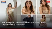 Aditi Rao Hydari's Glamorous Photoshoot.. Latest Pics of Tollywood Beauty Going Viral