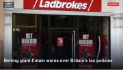 Betting giant Entain warns over Britain's tax policies