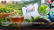Modification of Pesticide Residue Limits in Tea Powder