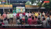 Awareness of students on waste management*