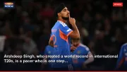 Arshdeep Singh, who created a world record in international T20s, is a pacer who is one step...