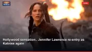 Hollywood sensation.. Jennifer Lawrence re-entry as Katniss again