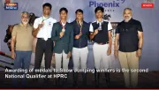 Awarding of medals to Show Jumping winners is the second National Qualifier at HPRC