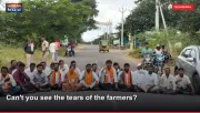 Can't you see the tears of the farmers?