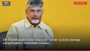 CM Chandrababu's key orders on 'Arnab' cyclone damage compensation.. Immediate enumer...