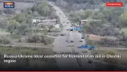 Russia-Ukraine local ceasefire for humanitarian aid in Oleshki region