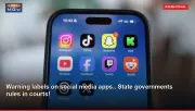 Warning labels on social media apps.. State governments rules in courts!