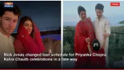 Nick Jonas changed tour schedule for Priyanka Chopra. Kalva Chauth celebrations in a rare way