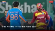 India won the toss and chose to bowl