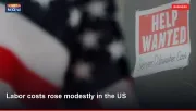 Labor costs rose modestly in the US