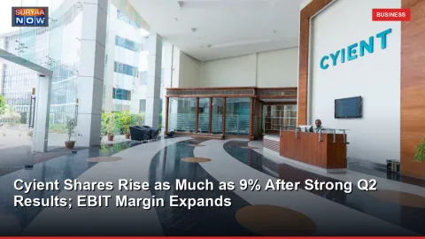 Cyient Shares Rise as Much as 9% After Strong Q2 Results; EBIT Margin Expands