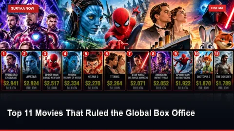 Top 11 Movies That Ruled the Global Box Office