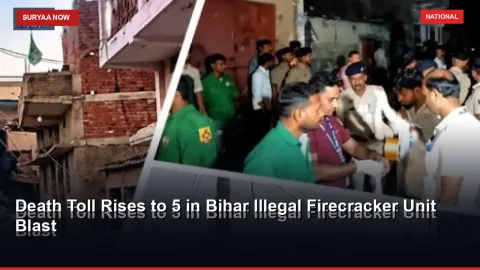 Death Toll Rises to 5 in Bihar Illegal Firecracker Unit Blast