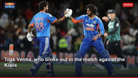 Tilak Verma, who broke out in the match against the Kiwis