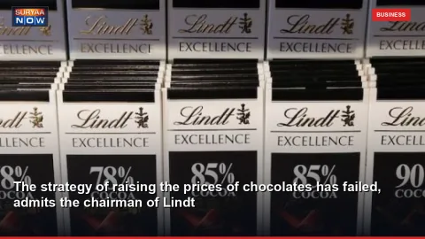 The strategy of raising the prices of chocolates has failed, admits the chairman of Lindt