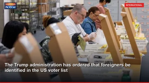 The Trump administration has ordered that foreigners be identified in the US voter list