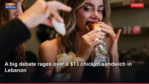 A big debate rages over a $13 chicken sandwich in Lebanon