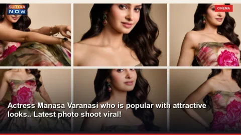 Actress Manasa Varanasi who is popular with attractive looks.. Latest photo shoot viral!