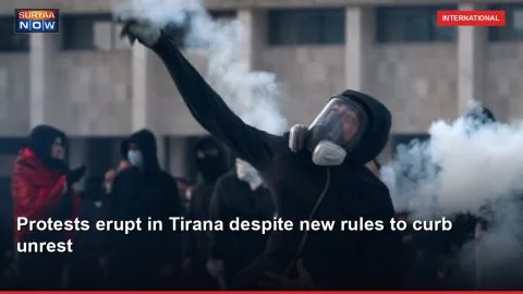 Protests erupt in Tirana despite new rules to curb unrest