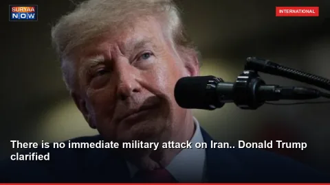 There is no immediate military attack on Iran.. Donald Trump clarified