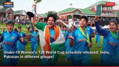 Under-19 Women's T20 World Cup schedule released: India, Pakistan in different groups!