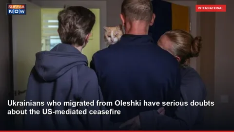 Ukrainians who migrated from Oleshki have serious doubts about the US-mediated ceasefire