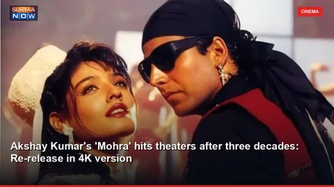 Akshay Kumar's 'Mohra' hits theaters after three decades: Re-release in 4K version