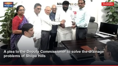A plea to the Deputy Commissioner to solve the drainage problems of Shilpa Hills
