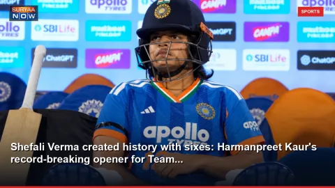 Shefali Verma created history with sixes: Harmanpreet Kaur's record-breaking opener for Team...