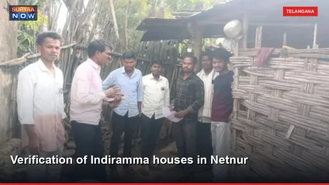 Verification of Indiramma houses in Netnur