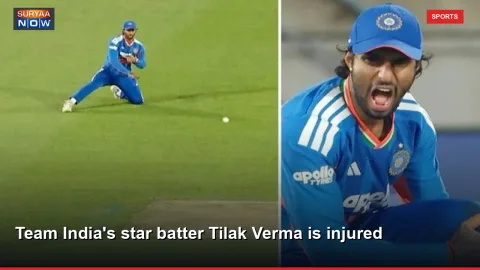 Team India's star batter Tilak Verma is injured