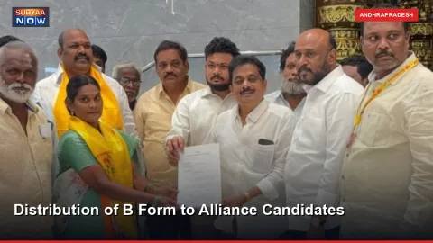 Distribution of B Form to Alliance Candidates