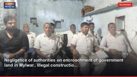 Negligence of authorities on encroachment of government land in Mylwar.. Illegal constructio...