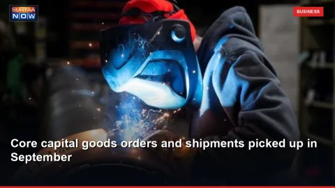 Core capital goods orders and shipments picked up in September