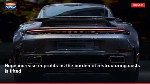Huge increase in profits as the burden of restructuring costs is lifted