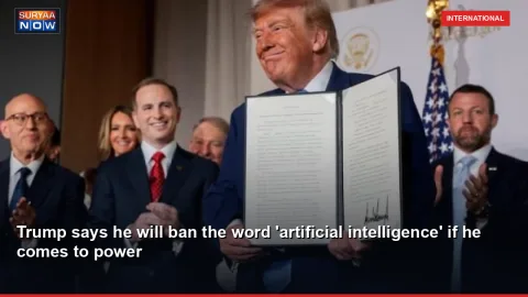 Trump says he will ban the word 'artificial intelligence' if he comes to power