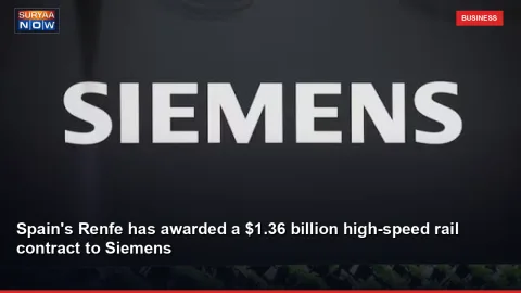 Spain's Renfe has awarded a $1.36 billion high-speed rail contract to Siemens