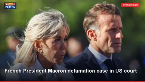 French President Macron defamation case in US court