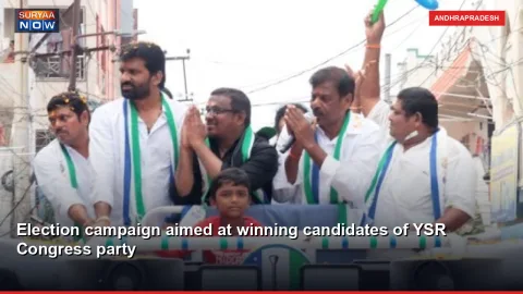 Election campaign aimed at winning candidates of YSR Congress party