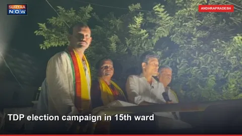 TDP election campaign in 15th ward