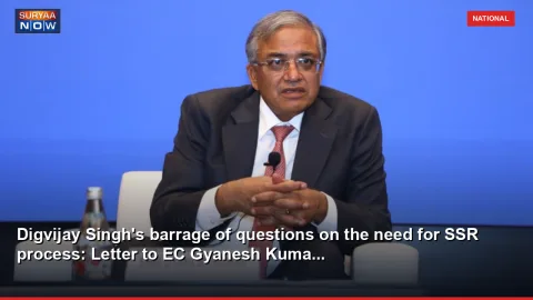 Digvijay Singh's barrage of questions on the need for SSR process: Letter to EC Gyanesh Kuma...