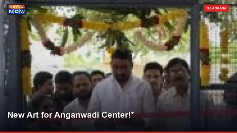 New Art for Anganwadi Center!*