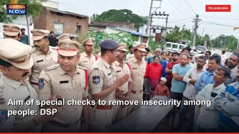 Aim of special checks to remove insecurity among people: DSP