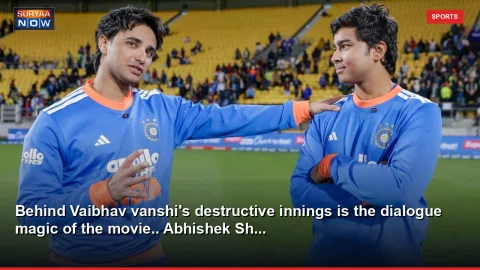 Behind Vaibhav vanshi's destructive innings is the dialogue magic of the movie.. Abhishek Sh...