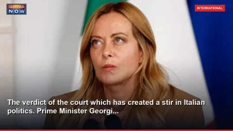 The verdict of the court which has created a stir in Italian politics. Prime Minister Georgi...