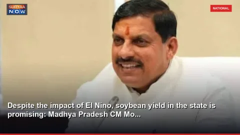 Despite the impact of El Nino, soybean yield in the state is promising: Madhya Pradesh CM Mo...