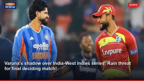 Varuna's shadow over India-West Indies series: Rain threat for final deciding match!